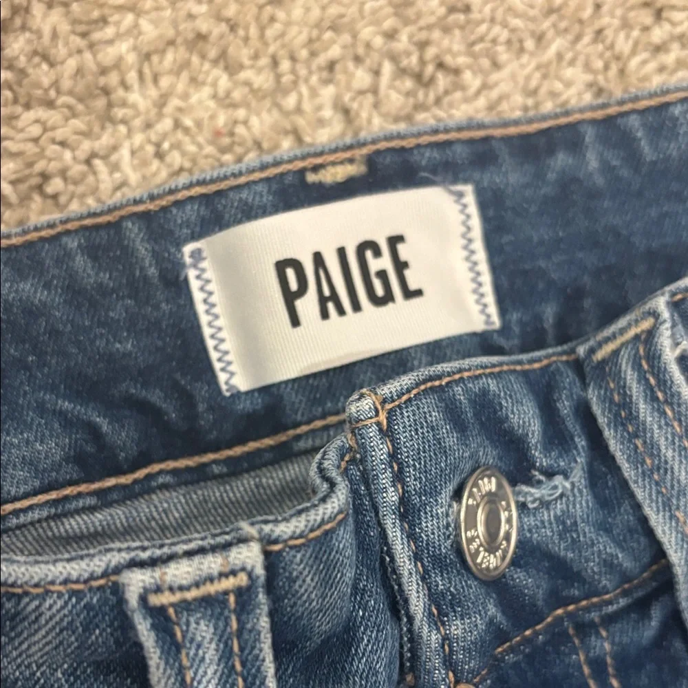 PAIGE Denim Flare Wide-Leg Jeans - Picture 2 of 4